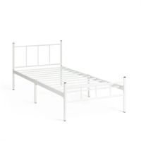Кровать ROWENTA (mod. 9177) металл 90*200 (Single bed) White (белый) - Изображение 3